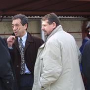 Nicolae Berechet (în stânga) - imagine din arhiva GSP cu fostul personaj influent de la Dinamo