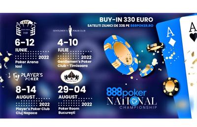 Etapa cu numărul 2 a Campionatului Național de Poker 888 România: hai in Timișoara pe 4 Iulie!