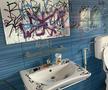 Grupurile sanitare au fost vandalizate și vopsite cu graffiti