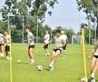 Cătălin Cîrjan, Alexandru Albu și Omar El Sawy la antrenamentul echipei Rapid 30 (foto: Cristi Preda/GSP)