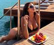 Croata Ivana Knoll (30 de ani) și norvegianul Erling Haaland (22 de ani) s-au întâlnit astăzi la o terasa din Ibiza. FOTO: Instagram