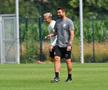 Valentin Costache și Adrian Mutu la antrenamentul echipei Rapid (foto: Cristi Preda/GSP)