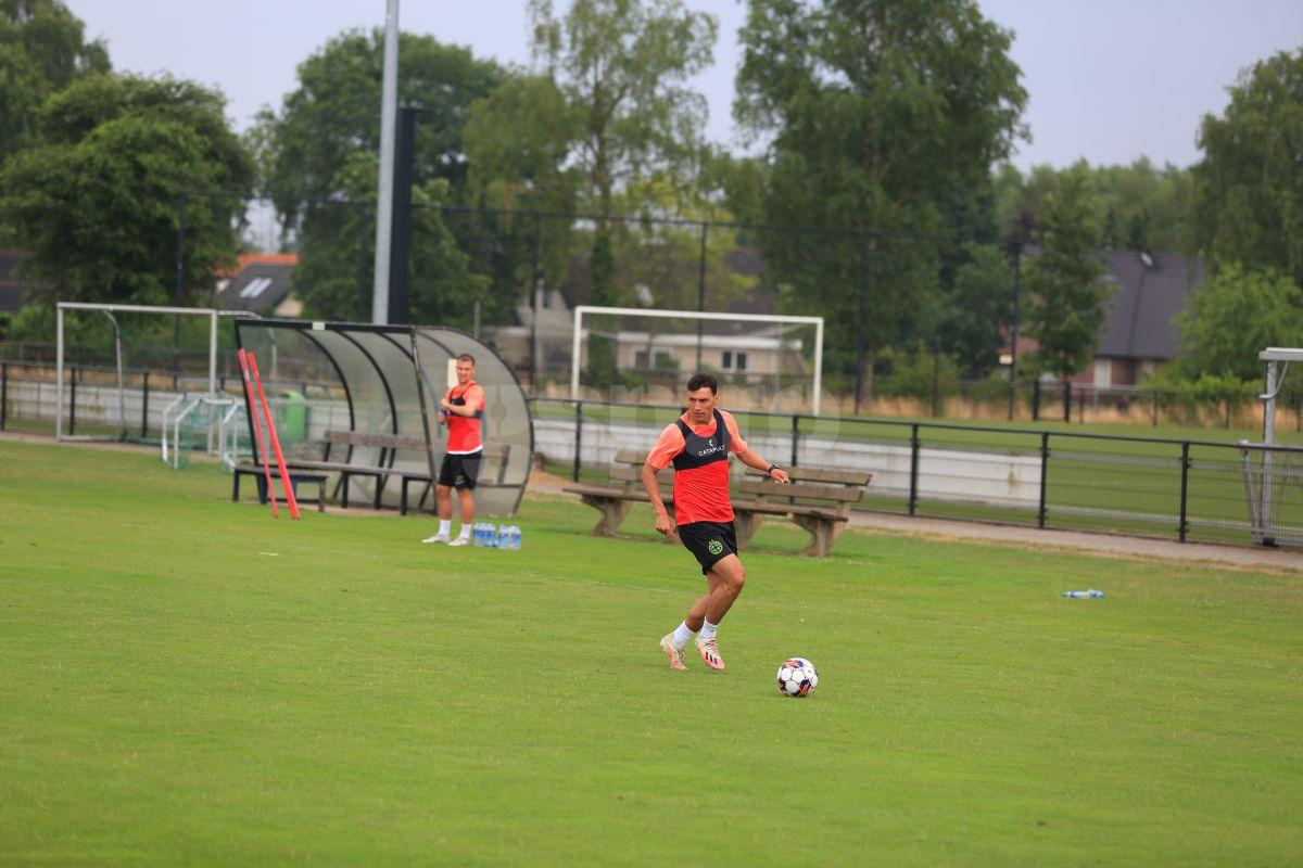 FCSB, on fire! Fotbalistul care a fost în rol de Gladiator și a jucat plin de sânge la un antrenament cu scântei!
