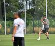 Valentin Costache și Adrian Mutu la antrenamentul echipei Rapid (foto: Cristi Preda/GSP)
