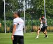 Valentin Costache și Adrian Mutu la antrenamentul echipei Rapid (foto: Cristi Preda/GSP)