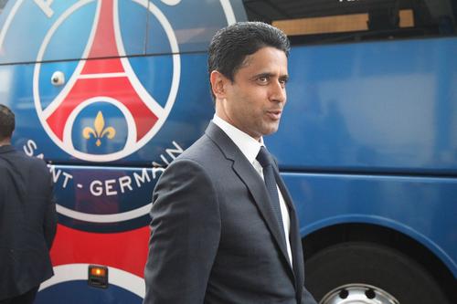 Nasser Al Khelaifi, președintele lui PSG, l-a convins pe Luis Enrique să devină noul antrenor al echipei/ foto: Imago Images