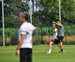 Valentin Costache și Adrian Mutu la antrenamentul echipei Rapid (foto: Cristi Preda/GSP)