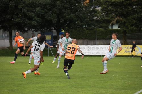 Alex Mitriță, numărul 28, autorul golului Craiovei în amicalul cu St. Gall (1-2) / Foto: Faceebook Universitatea Craiova