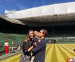 Maria Sharapova și familia sa pe Terenul Central FOTO Maria Sharapova Instagram