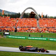Max Verstappen pe pistă - Marele Premiu al Austriei 2024 Foto: Guliver/GettyImages