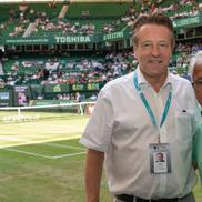 Ion Geantă și Ralf Weber, fiul lui Gerhard Weber, în 2023 Foto: ATP Halle