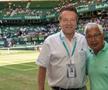 Ion Geantă și Ralf Weber, fiul lui Gerhard Weber, în 2023 Foto: ATP Halle