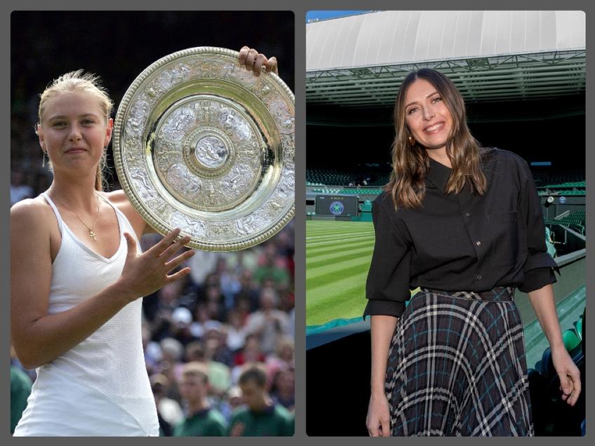 Maria Sharapova la 17 și 37 de ani