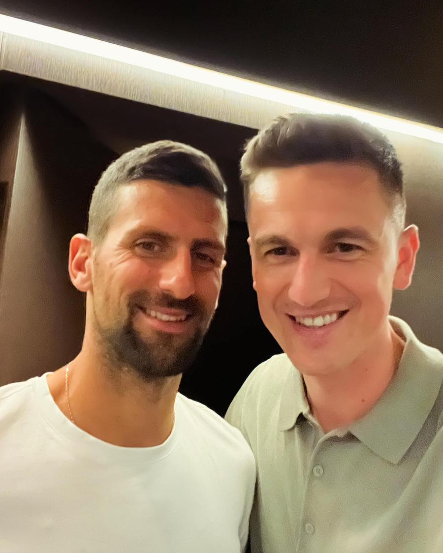 Florin Gardoș și Novak Djokovic Peste cine a dat Gardoș într-o baie din Londra: „La chiuveta de lângă mine, chiar el. E ziua mea norocoasă!”