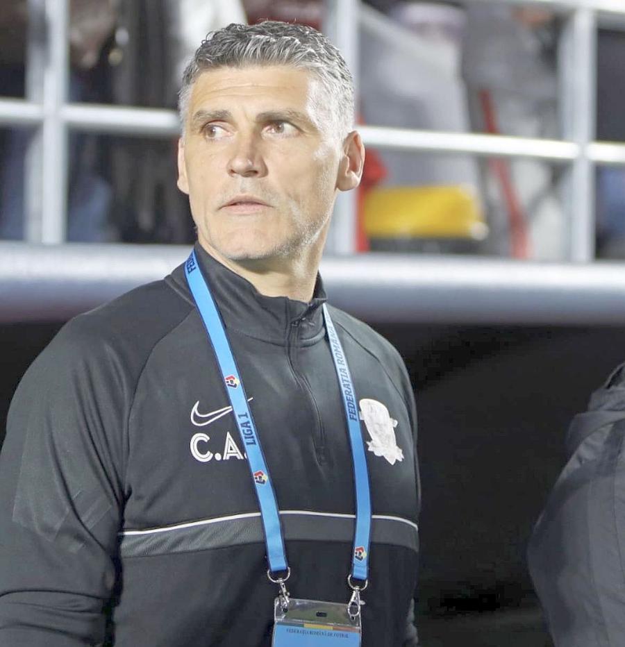 Alin Chița, fostul secund al lui Adrian Mutu. Foto: Facebook CS Mioveni și-a găsit antrenor, după despărțirea de Schumacher