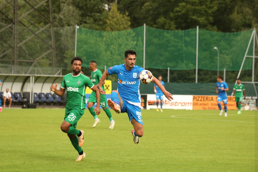 Universitatea Craiova - Ludogorets, 1-4 / Foto: Facebook Universitatea Craiova, înfrângere drastică în fața campioanei Bulgariei. Alexandru Mitriță a revenit după accidentare