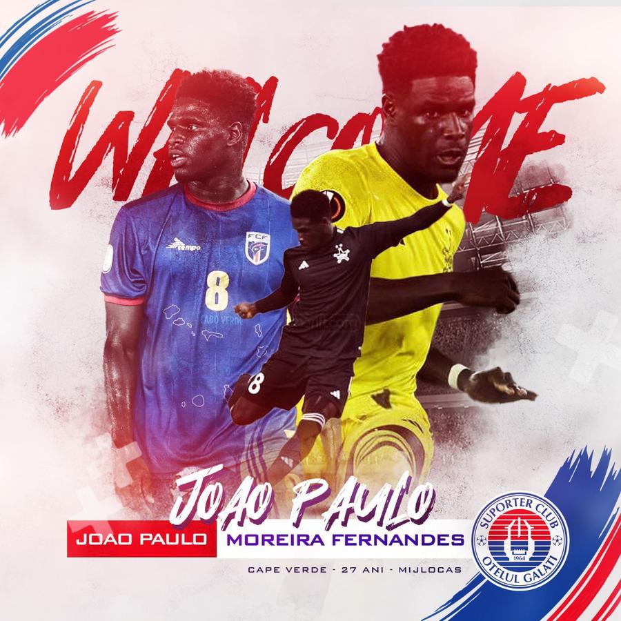Joao Paulo, prezentat oficial la Oțelul/ foto: Facebook @Oțelul Galați Oțelul l-a prezentat oficial » Jucătorul cu meciuri în Europa League a semnat