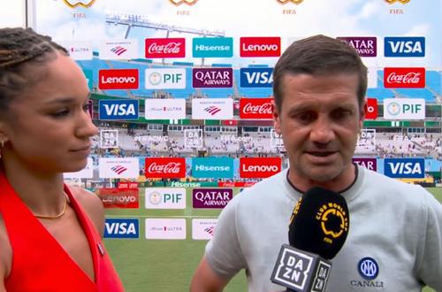 Cristi Chivu, după Inter - Fluminense 0-2. FOTO: DAZN