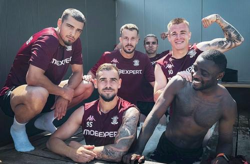 Claudiu Petrila, Elvir Koljic, Jakub Hromada, Cristi Manea, Christopher Braun / Foto: FC Rapid