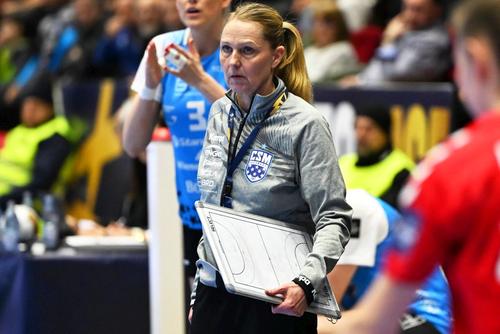 Helle Thomsen nu mai este antrenoarea lui CSM București/Foto: Imago Images