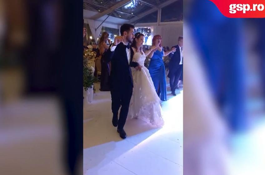 Imagini tari din restaurant, de la nunta Kirei Hagi cu Thomas Ferfelis