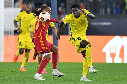 Joao Paulo, jucând pentru Sheriff împotriva lui AS Roma/ foto Imago Images