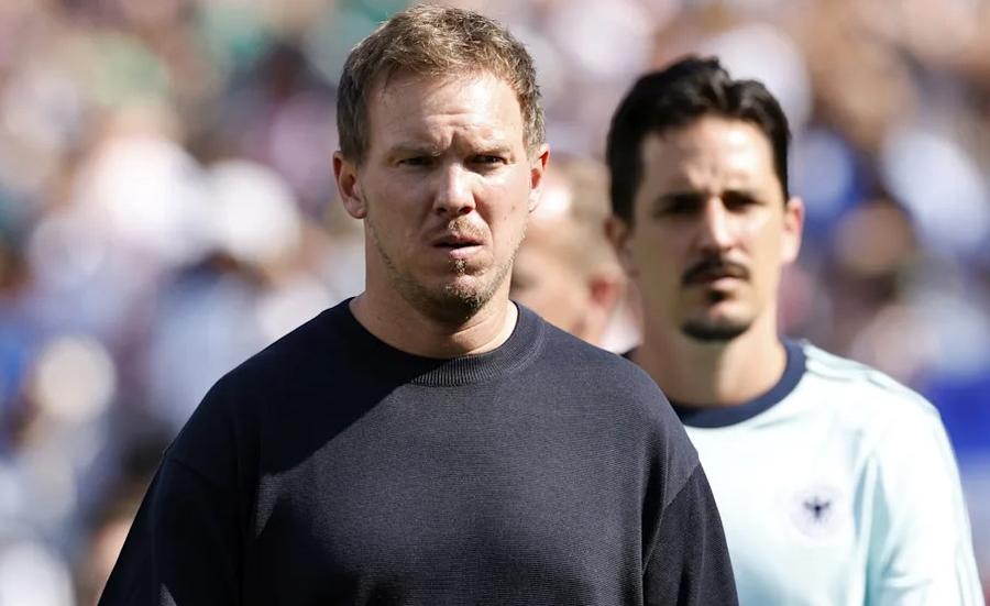 Julian Nagelsmann este din septembrie 2023 selecționer al Germaniei, având 37 de meciuri și contract până în 2028 Comunicatul federației germane e fără echivoc » „Soarta lui Nagelsmann, decisă la întoarcerea în țară”