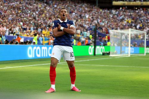 Kylian Mbappe, „dublă” pentru Franța în meciul cu Suedia de la CM 2026 / Foto: Imago Images