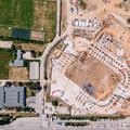 Cele mai noi imagini cu stadionul de la Pitești, surprinse din dronă // foto: capturi Facebook CNI
