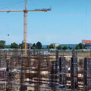 Stadionul de la Pitești, imagini de pe 30 iunie 2026 // foto: capturi Facebook Constructii Erbasu