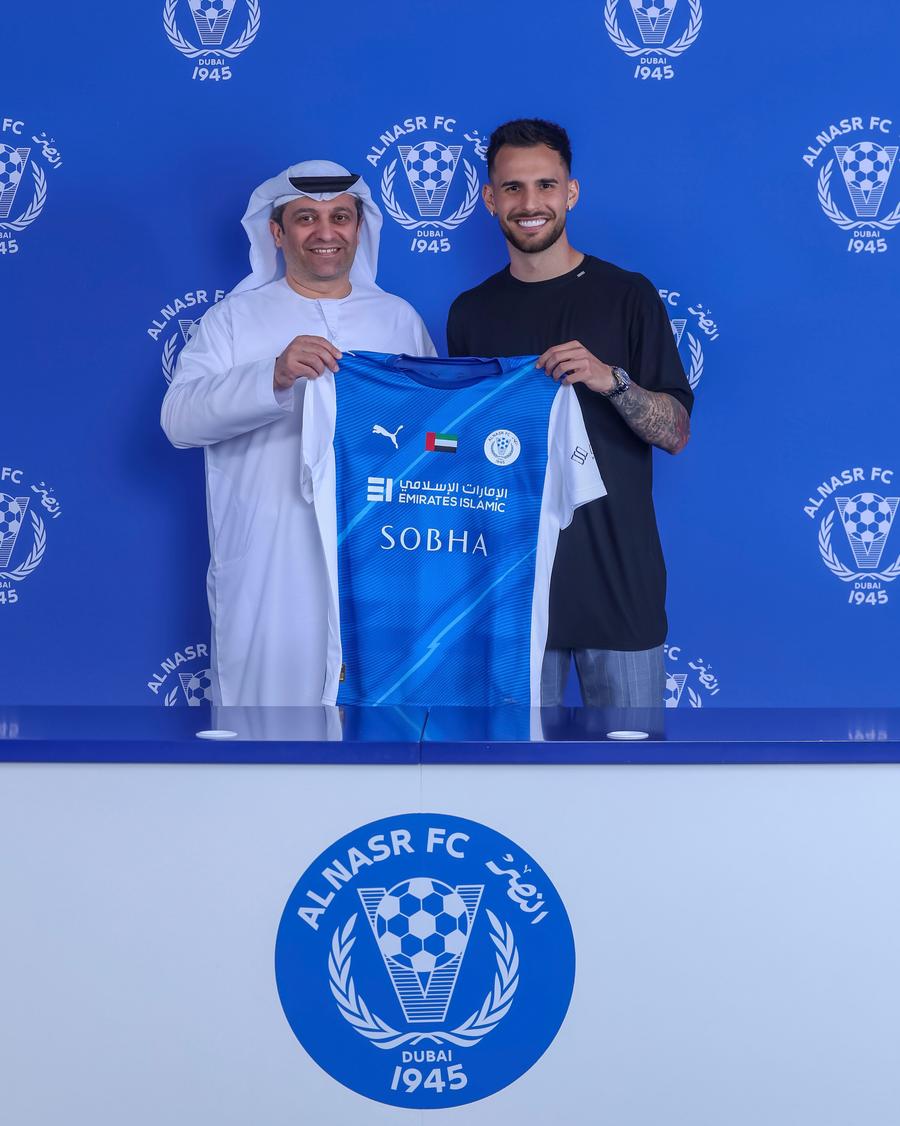 Marius Marin a fost prezentat oficial la Al-Nasr / foto: instagram @alnasr_sc Destinație neașteptată pentru Marius Marin » Românul a fost prezentat oficial