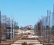 Stadionul de la Pitești, imagini de pe 30 iunie 2026 // foto: capturi Facebook Constructii Erbasu