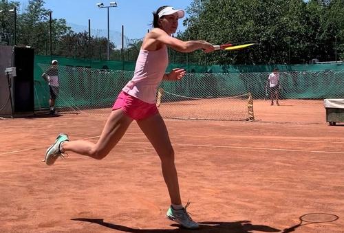 Andreea Mitu la un antrenament recent de la baza Voinicelu