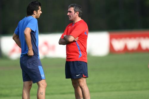 Dică și Hagi în 2007, la FCSB / foto: arhivă GSP