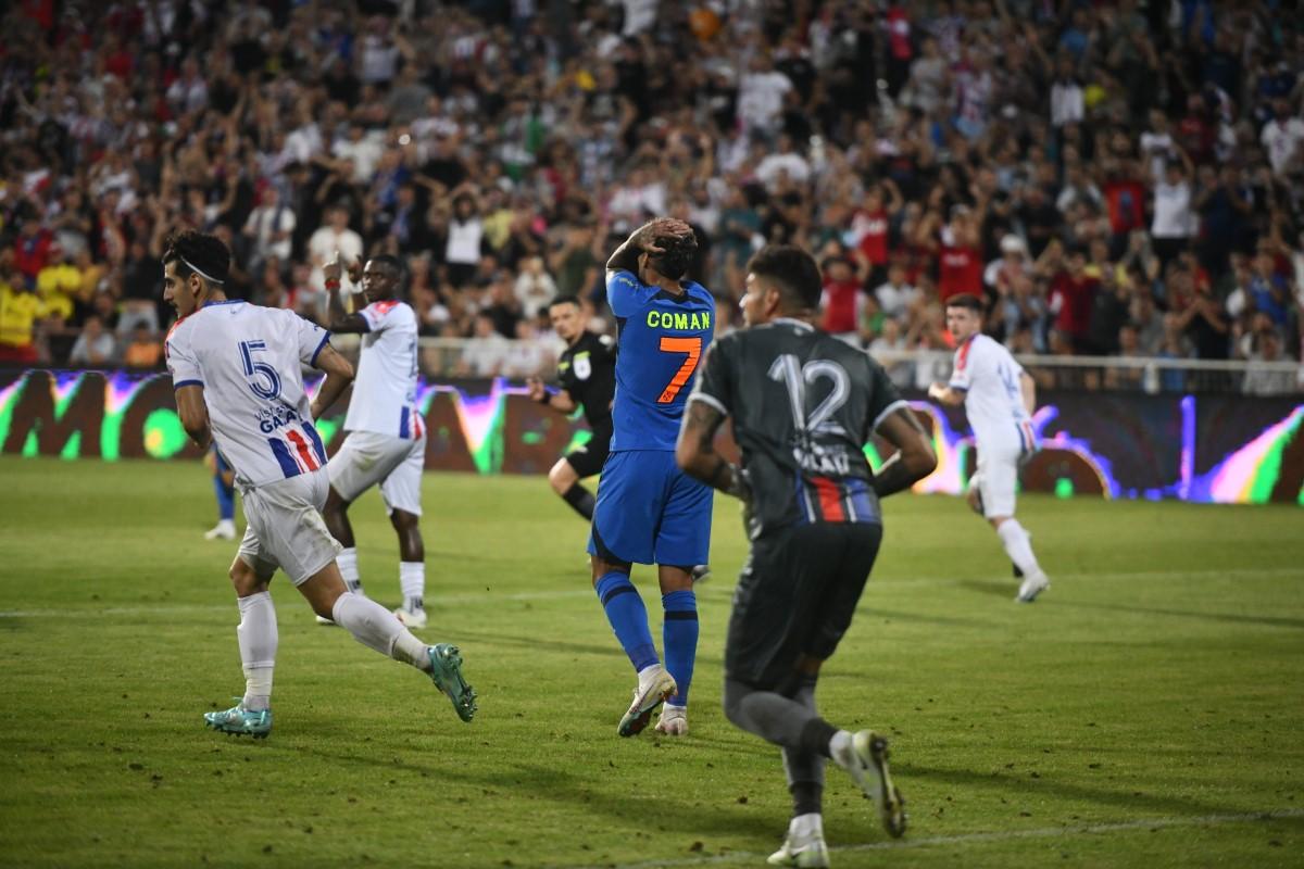 Florinel Coman a ratat un penalty în Oțelul - FCSB
