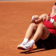 Bianca Andreescu, în lacrimi după accidentarea de la Jocurile Olimpice, foto: Getty Images