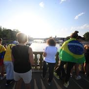 Proba masculină de triatlon, programată marţi, amânată pentru miercuri, foto / Raed Krishan (GSP)