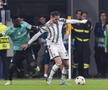 Mavis Tchibota, în duel cu Adrien Rabiot în Maccabi Tel Aviv - Juventus. Foto: Imago