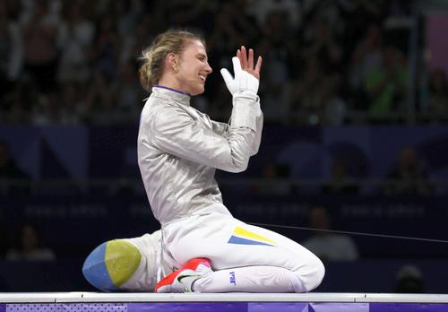 Sabrera Olga Kharlan a obținut medalia de bronz, prima a Ucrainei la Jocurile Olimpice de la Paris 2024 / Sursă foto: Imago Images