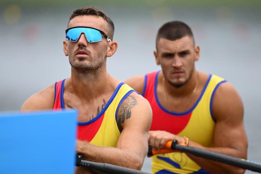 Marian Enache și Andrei Cornea Foto: Raed Krishan Andrei Cornea și Marian Enache, revenire de senzație în penultimul act la dublu vâsle: „Finala rămâne un mister, o cursă este diferită de la o zi la alta”