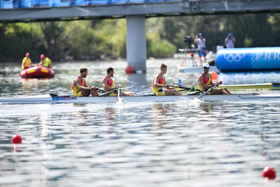 Barca masculină de 4 rame Foto: COSR Băieții de la 4 rame, în finală la un vârf de barcă: „În ultimii ani am cam luat-o la sutimi, acum s-au întors la noi”