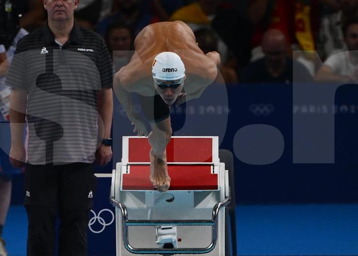 David Popovici, calificare în semifinala probei de 100 metri liber de la Jocurile Olimpice / FOTO: Raed Krishan (GSP.ro)