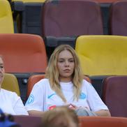 Anca Surdu, iubita lui Denis Alibec, la FCSB - Shkendija / Foto: Ionuț Iordache (GSP)