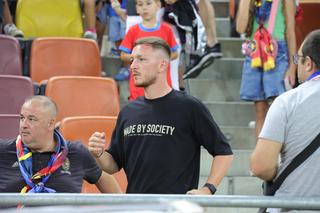 Ionuț Panțîru, „bodyguard” pe Arena Națională » Scandal în tribune după FCSB - Shkendija