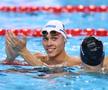 David Popovici, în semifinala probei de la 100 m liber. FOTO: Getty Images