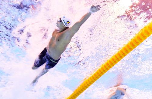David Popovici e de neoprit la Singapore. Foto: Guliver/GettyImages