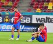 Imagini din finalul meciului FCSB - Shkendija