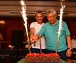 Mircea Lucescu și-a serbat ziua de naștere împreună cu aproape 50 de fotbaliști alături de care a colaborat în carieră. Foto: Cristi Preda (GSP.RO)