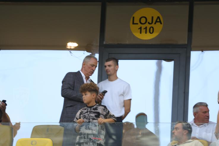 Cum a fost surprins Florin Tănase, în timpul returului dintre FCSB și Shkendija // foto: Ionuț Iordache (GSP)