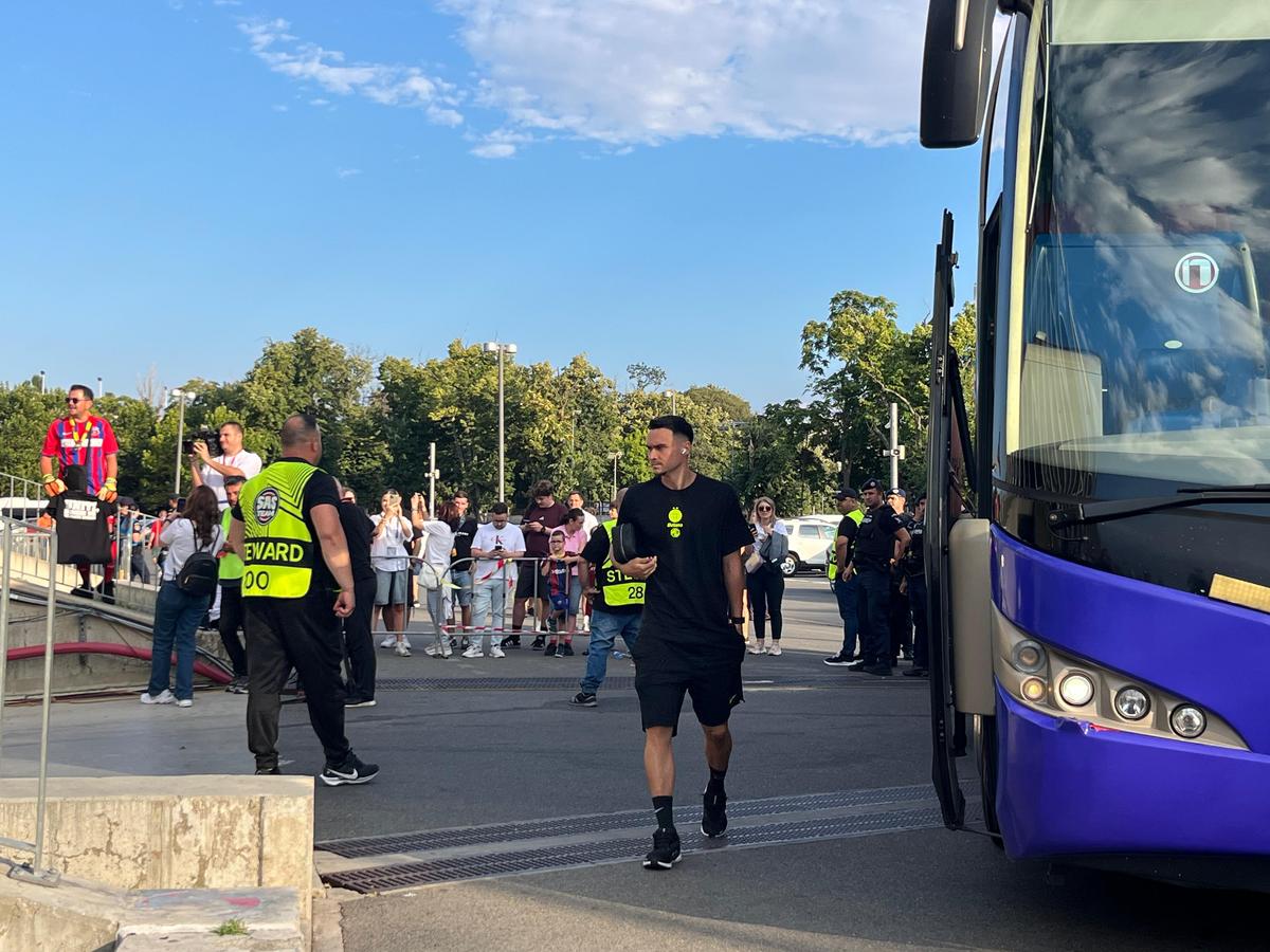 FCSB - Shkendija, imagini dinaintea meciului